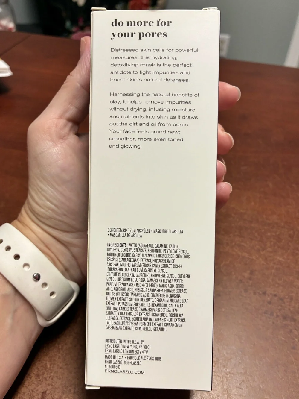 🖤 Erno Laszlo Exfoliate & Detox Clay Mask 3.3 oz NIB sealed